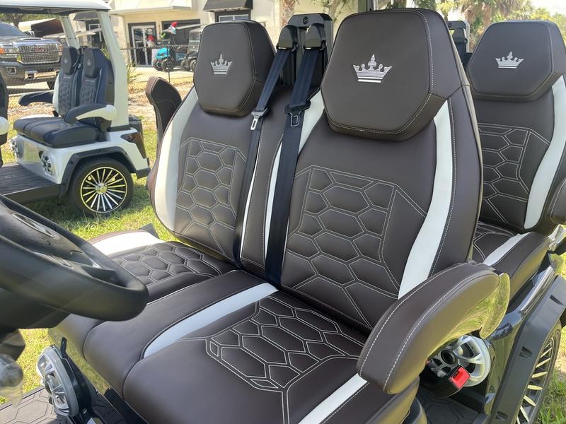 view of 2025 Evolution D-Max GT4 Black golf cart available in Pennsylvania with export and nationwide delivery