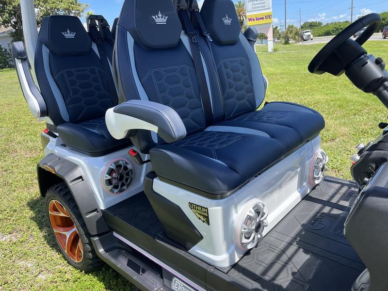 Interior seating of 2025 Evolution D-Max XT4 available in North Carolina