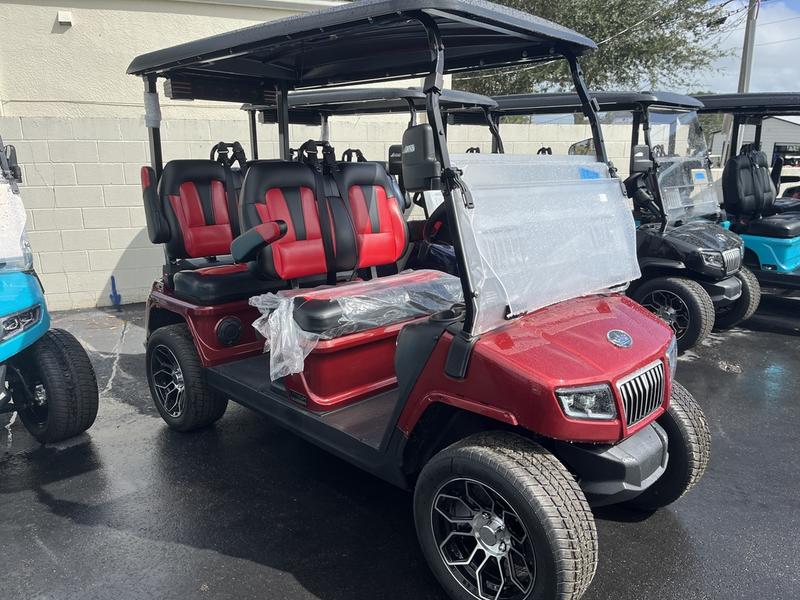 Side profile of 2025 Evolution D5-Ranger 4 Red available in Virginia