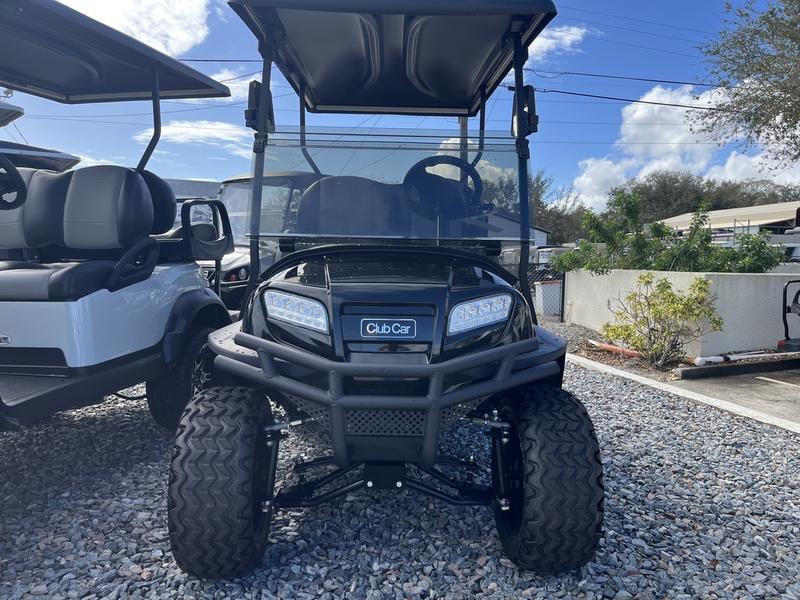 Front LED headlights of 2025 Club Car Onward Lifted 4 Passenger HP Lithium golf cart in Charleston South Carolina