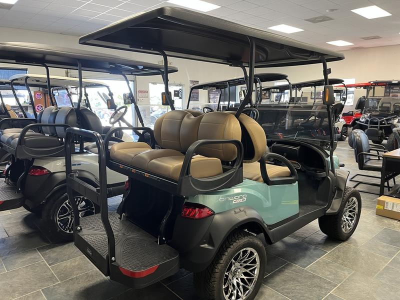Rear seat and cargo platform on 2025 Club Car Onward Lifted 4 Passenger HP Lithium in Charlotte North Carolina