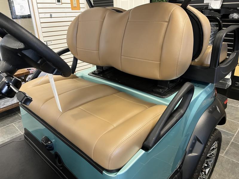 Premium 4-passenger seating in 2025 Club Car Onward Lifted HP Lithium golf cart in Charlotte North Carolina