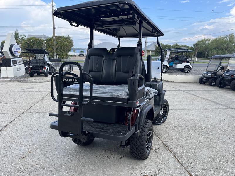 Rear design of 2025 Evolution D5-Maverick 2+2 golf cart