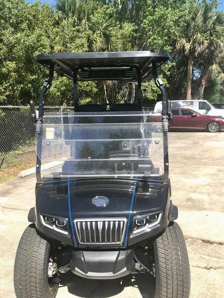 Street legal 2025 Evolution D5-Ranger 2+2 Plus Black golf cart available in Ohio, nationwide delivery, and export