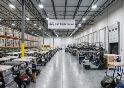 Exterior view of Golf Carts Nation located at 69 9th St, Brooklyn, NY.