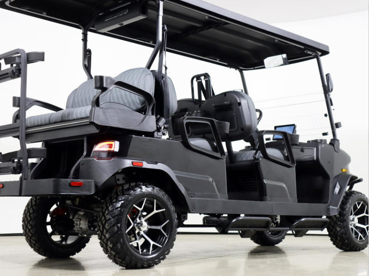 2026 Denago EV Rover XL6 Black 6-Passenger Lifted Lithium Golf Cart — изображение 10