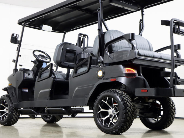 2026 Denago EV Rover XL6 Black 6-Passenger Lifted Lithium Golf Cart — изображение 8